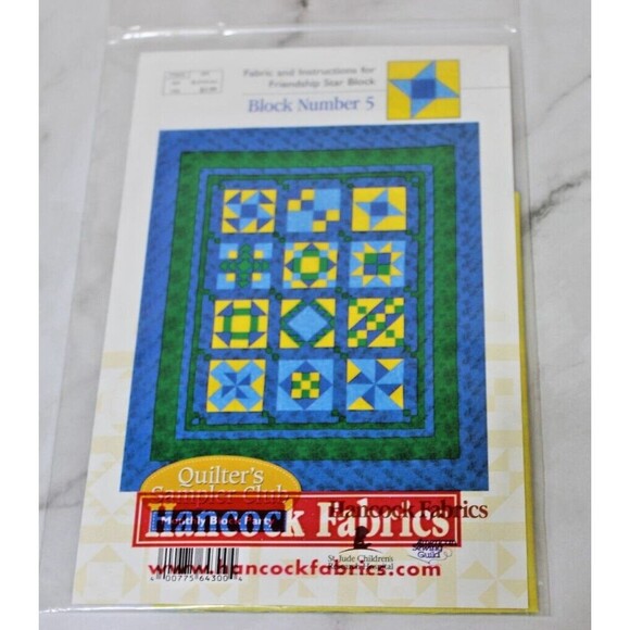 Lot of 3 Hancock Fabrics Quilter's Sampler Club Monthly Block Party Kits - Picture 3 of 6